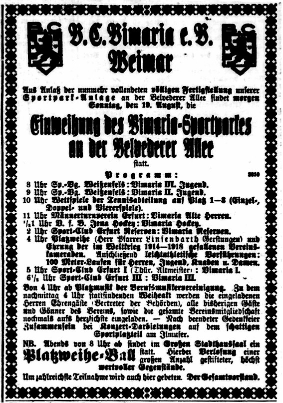 Allgemeine Thüringische Landeszeitung Deutschland 18.08.1923