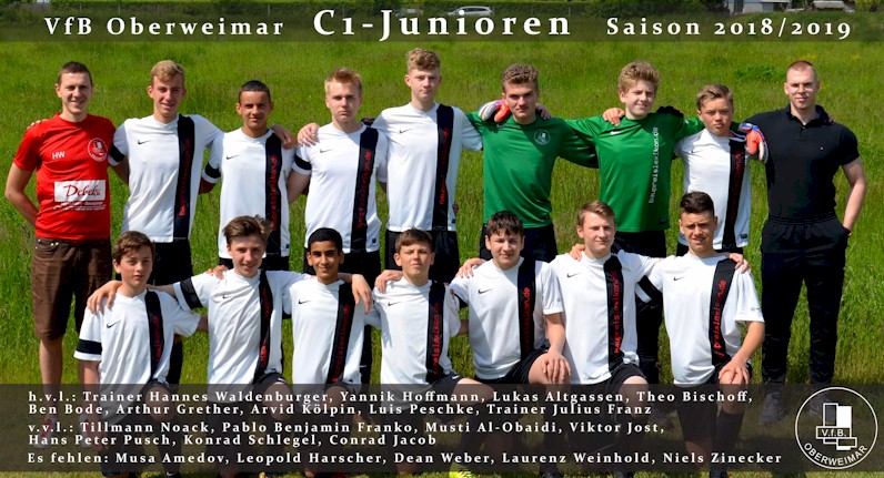 Mannschaftsarchiv VfB Oberweimar: C1-Junioren (2018/2019)