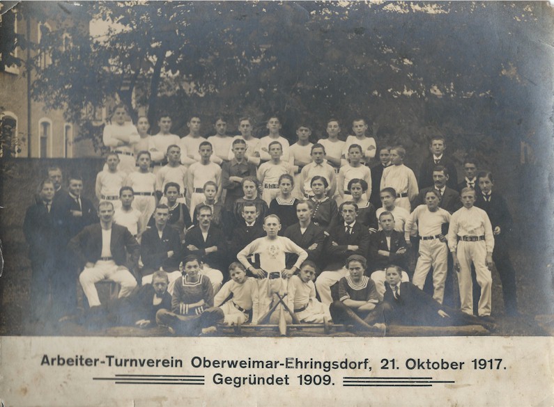 Arbeiter-Turnverein Oberweimar-Ehringsdorf 1917