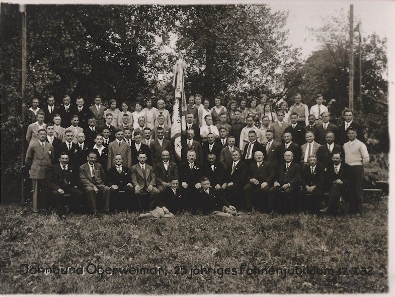 Jahnbund Oberweimar 1932 (Sammlung Günter Johnsen)