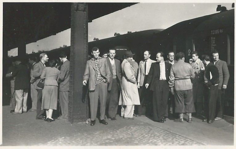 Eröffnung der umgebauten Falkenburg 1955