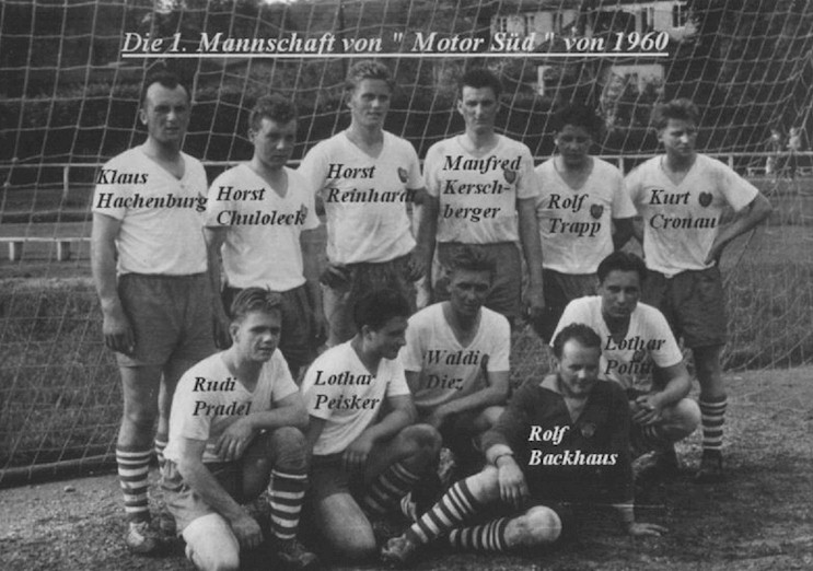 1. Herren der BSG Motor Süd Oberweimar 1960 1. Herren der BSG Motor Süd Oberweimar 1960
