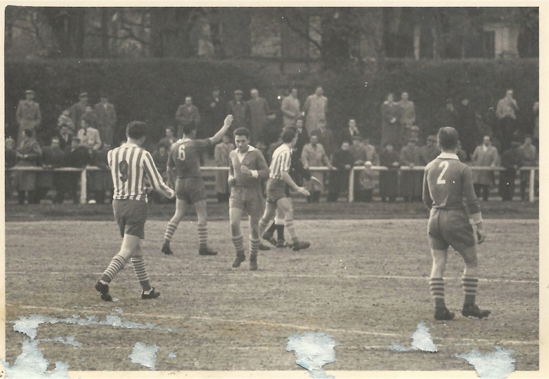 1. Herren der BSG Motor Süd beim Aufstiegsspiel in die Bezirksklasse 1963 auf der Falkenburg