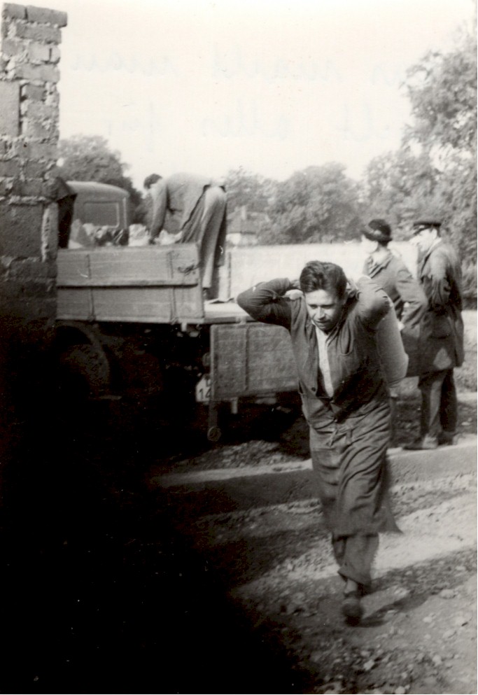 Bau der Kegelbahn 1968 Bau der Kegelbahn 1968