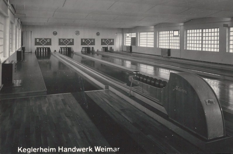 Kegelbahn des Handwerks 1972