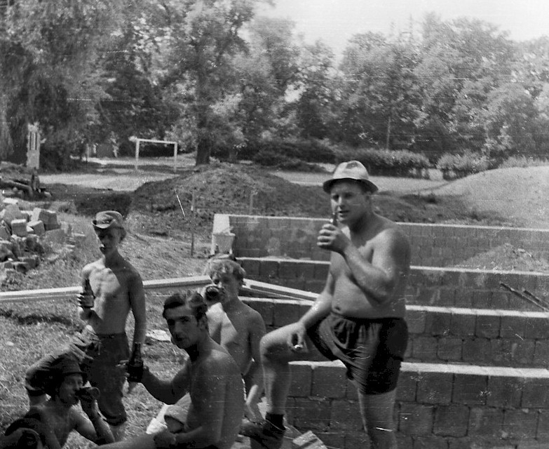 Foto der Woche: Bauarbeiten für die Kegelbahn des Handwerks 1970 Foto der Woche: Bauarbeiten für die Kegelbahn des Handwerks 1970