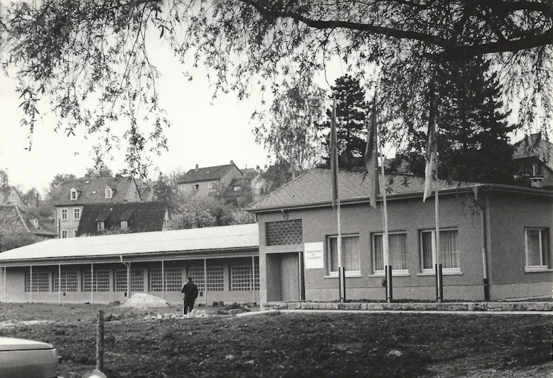 Kegelbahn des Handwerks nach der Eröffnung 1972 | Vereinschronik VfB Oberweimar