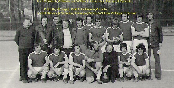 1. Mannschaft (BSG Motor Süd Oberweimar) 1974/1975
