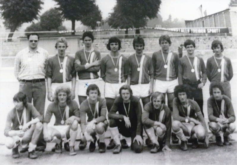 Juniorenmannschaft der BSG Motor Süd Oberweimar 1977