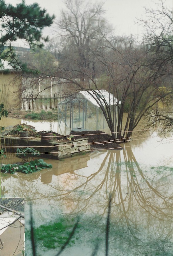 Hochwasser an der Kegelbahn 1994