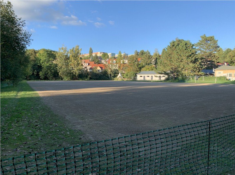 Sanierung des Parksportplatzes im Oktober 2021