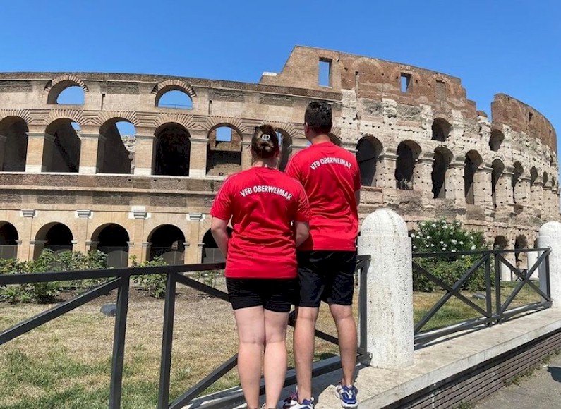 Urlaubsgrüße aus Rom von unserer Lara und Philip