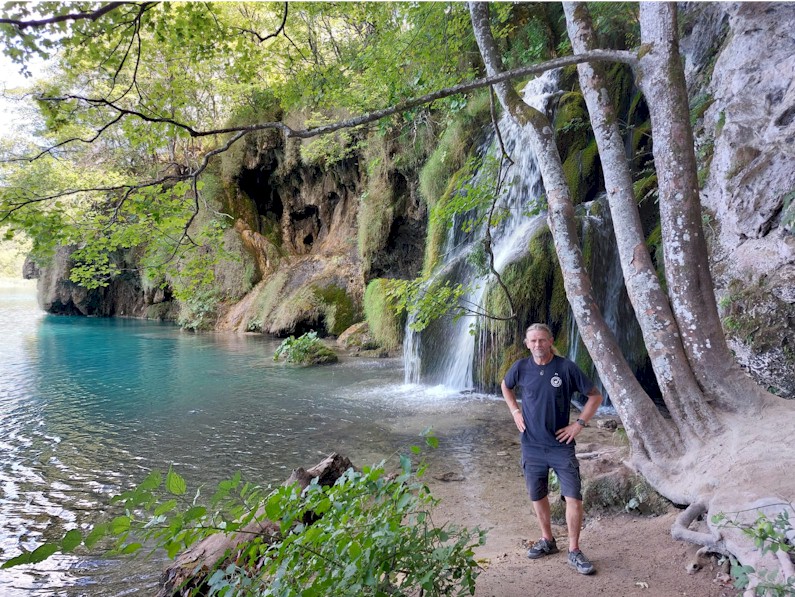 Grüße von den Plitvicer Seen in Kroatien sendet Frank 