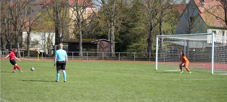 Pokalspiel der Frauen vom VfB Oberweimar