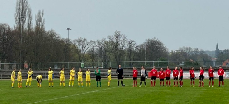 Frauen des VfB Oberweimar im Verbandsligaspiel gegen die Dritte von Carl Zeiss Jena