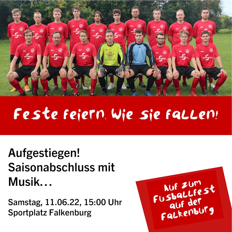 Saisonfinale für die Herrenmannschaft des VfB Oberweimar
