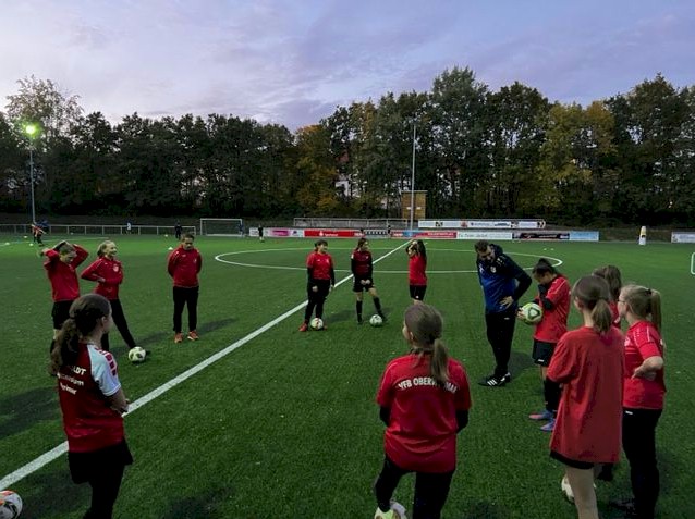 Training der C-Juniorinnen des VfB Oberweimar