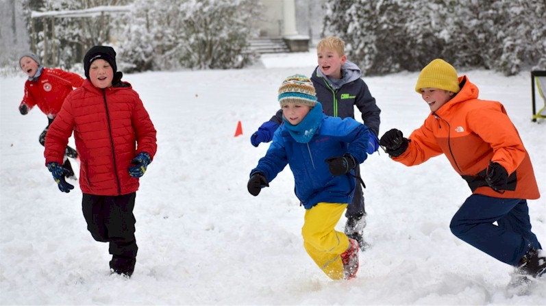 D2-Junioren vom VfB Oberweimar - Trainingseinheit im Schnee