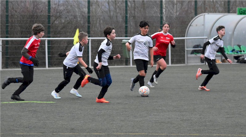 Interner Test der D-Junioren vom VfB Oberweimar