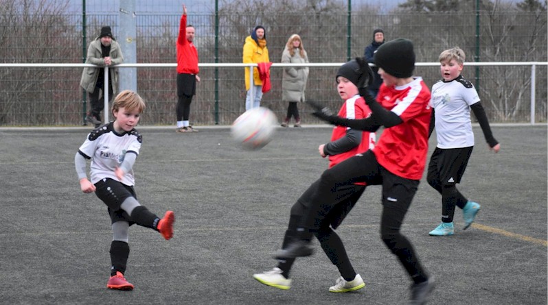 Interner Test der D-Junioren vom VfB Oberweimar