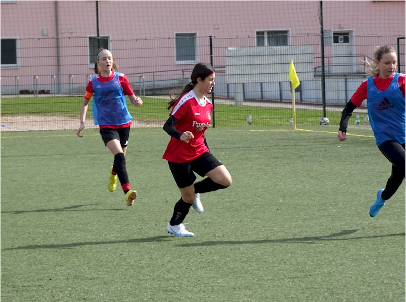 D-Mädchen vom VfB Oberweimar in Meiningen