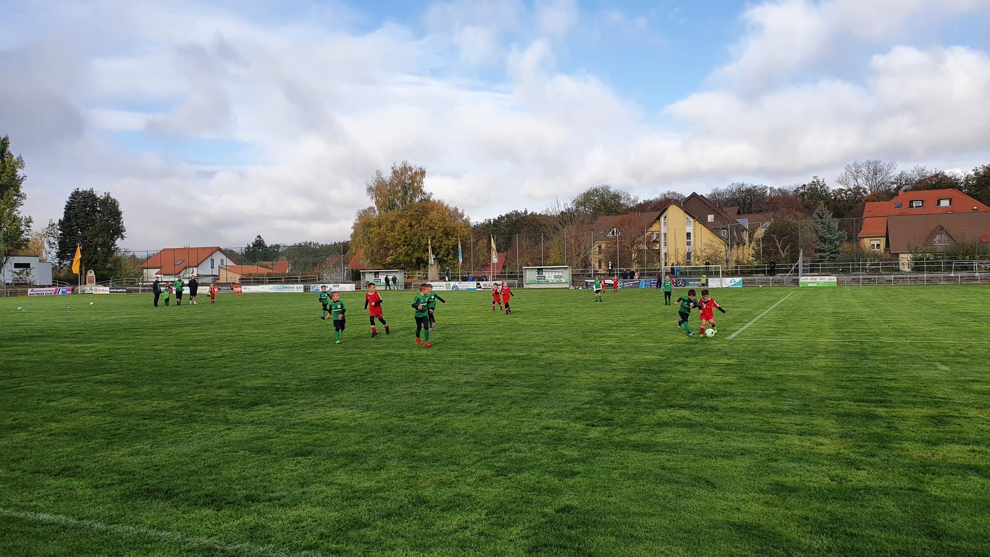 F2-Junioren vom VfB Oberweimar beim Spiel auf dem Lindenberg