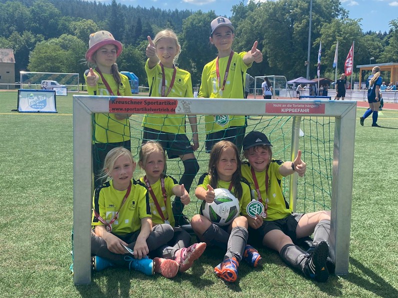 F-Juniorinnen des VfB Oberweimar beim Kinderfussballturnier!