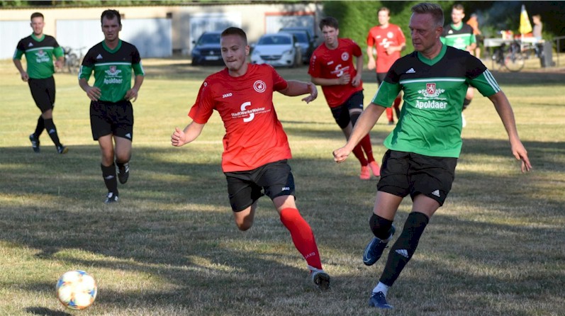 Herrenmannschaft vom VfB Oberweimar testet in Magdala