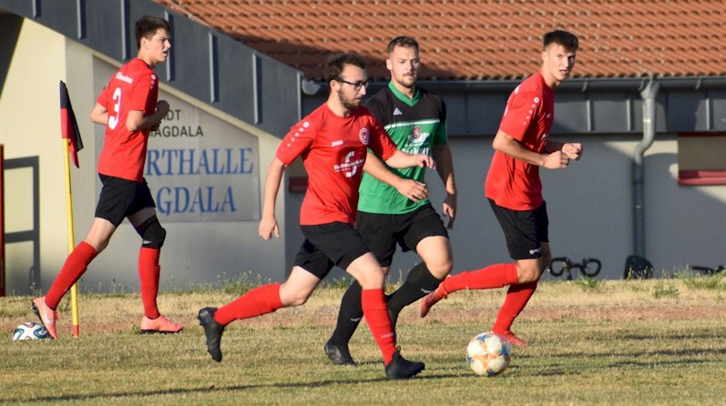 Herrenmannschaft vom VfB Oberweimar testet in Magdala
