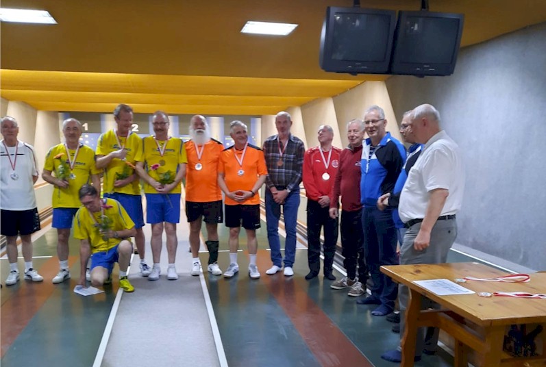 Senioren B des Kreis-Verein Kegeln Weimar sind Thüringer Meister Senioren B des Kreis-Verein Kegeln Weimar sind Thüringer Meister