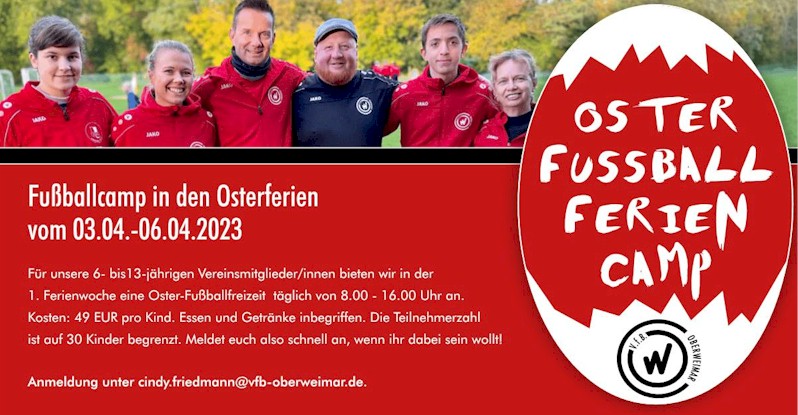 Osterferiencamp des VfB Oberweimar
