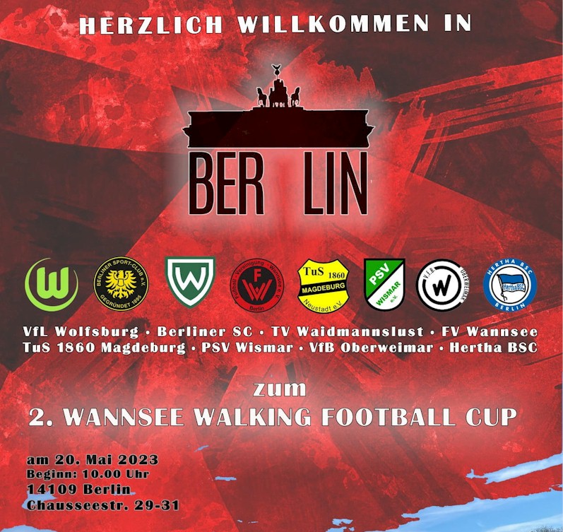 Walking Football in Berlin mit dem VfB Oberweimar