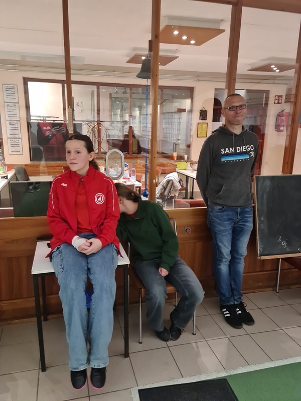 Neujahrskegeln unserer C-Juniorinnen