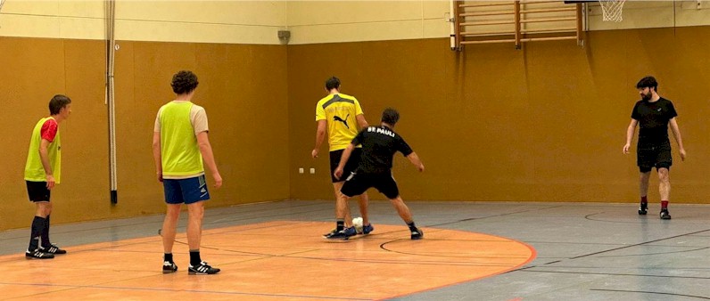 Vorbereitung auf das Weihnachtsturnier