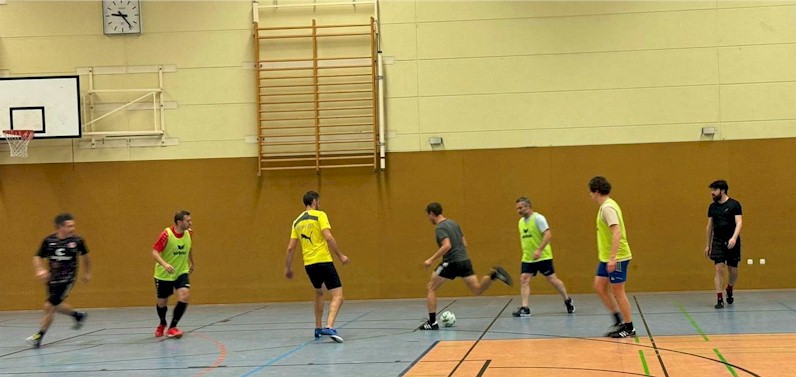 Training der Edlen Herren in der Asbach-Halle