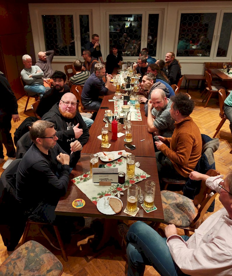 Weihnachtsfeier im Vereinsheim