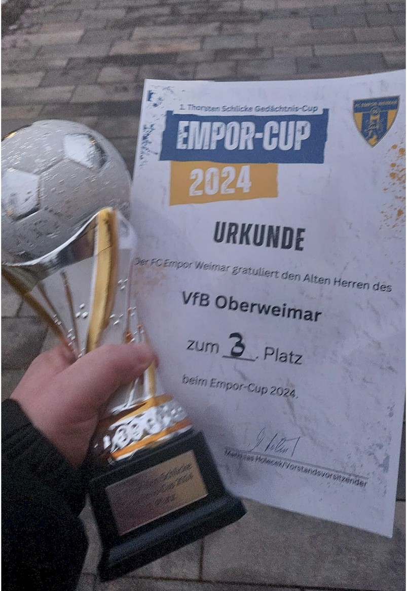 3. Platz beim Torsten Schlicke Gedächtnis Cup
