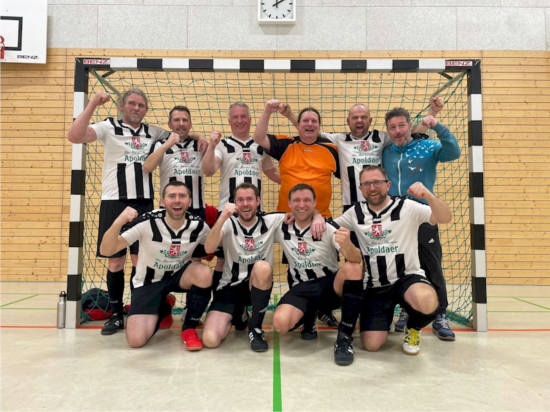 4. Platz bei den Hallenlandesmeisterschaften Ü40