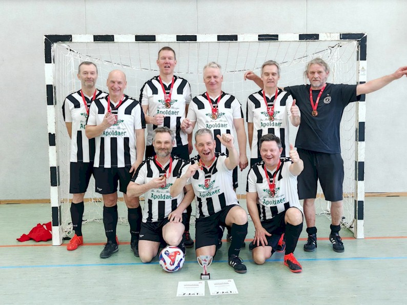 3. Platz bei den Ü50 Hallenlandesmeisterschaften