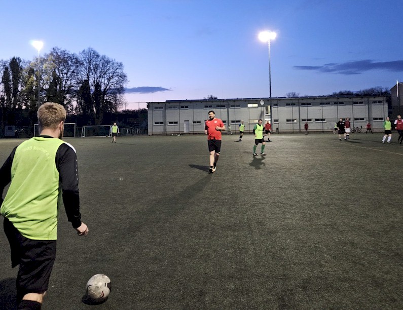 Trainingsspiel auf dem Lindenberg