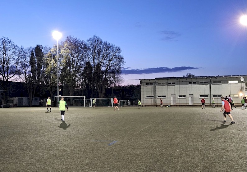 Trainingsspiel auf dem Lindenberg