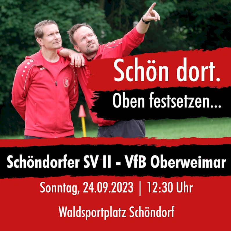 Schöndorfer SV 2. - VfB Oberweimar