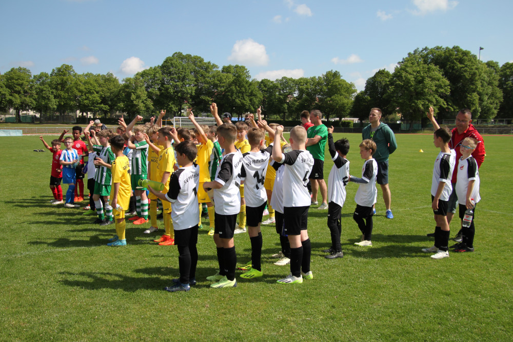 Kinderfußballturnier mit vielen Toren Kinderfußballturnier mit vielen Toren