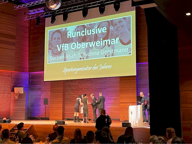 Auszeichnung bei der Sportlergala