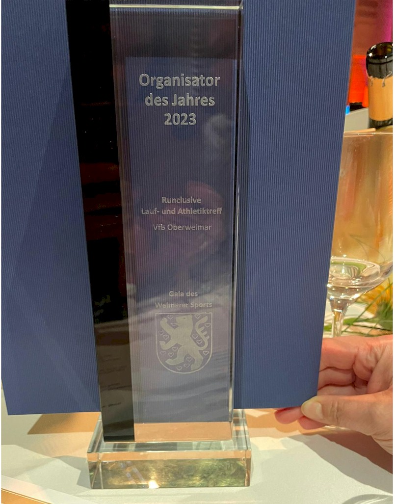 Auszeichnung bei der Sportlergala
