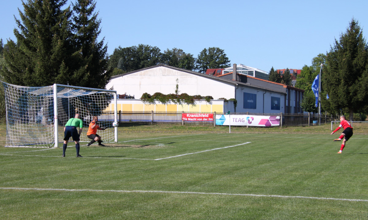 Traumtore inklusive - Erste gewinnt 4:1 in Kranichfeld Traumtore inklusive - Erste gewinnt 4:1 in Kranichfeld