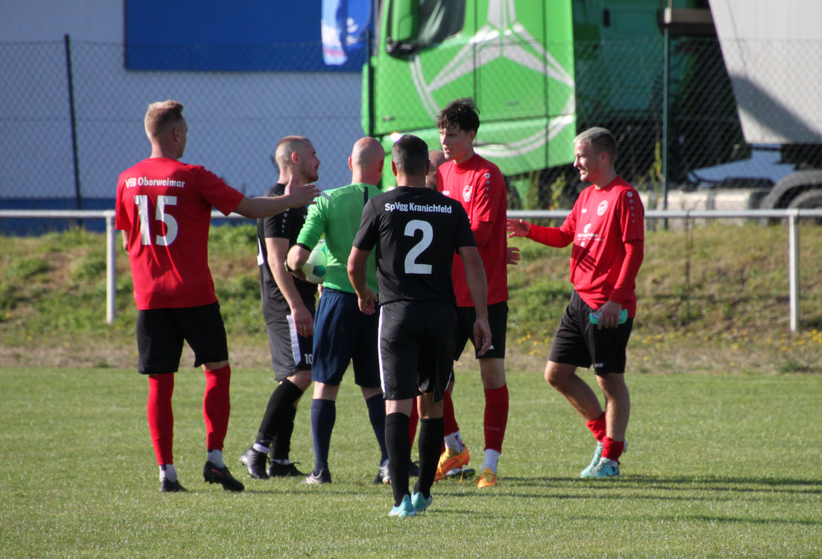 Traumtore inklusive - Erste gewinnt 4:1 in Kranichfeld Traumtore inklusive - Erste gewinnt 4:1 in Kranichfeld