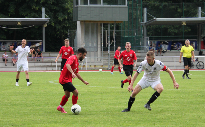 1. Herren im Testspiel bei Germania Ilmenau