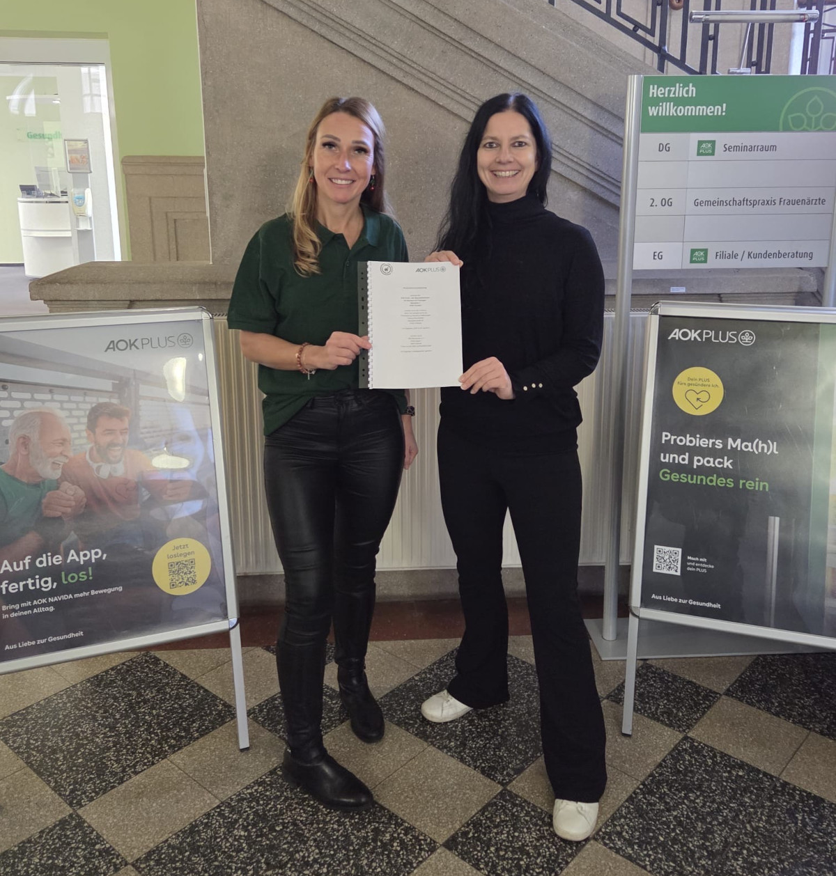 Neuer Sponsor: AOK Plus Neuer Sponsor: AOK Plus