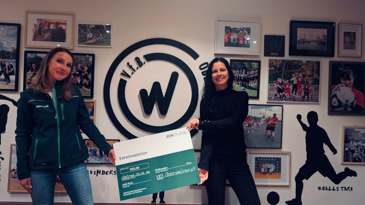 Vereinsscheck für den Faschingslauf